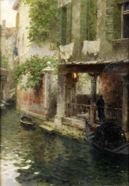 A Venetian canal