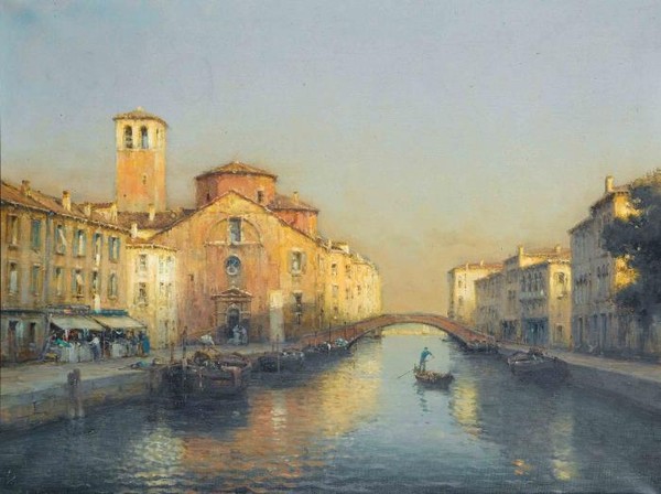 A Venetian canal