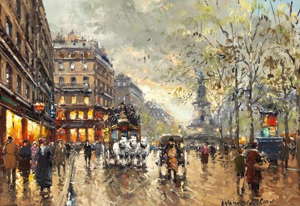 A view of the Place de la Republique