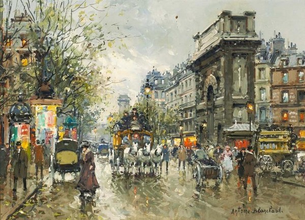 A view of the Porte de Saint Denis