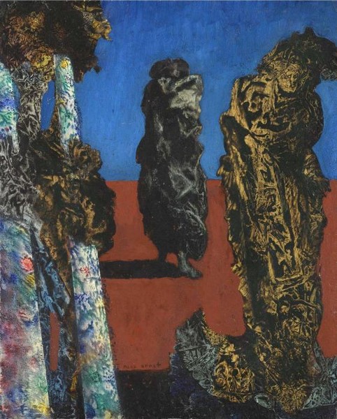 ARBRE ET DEUX PERSONNAGES