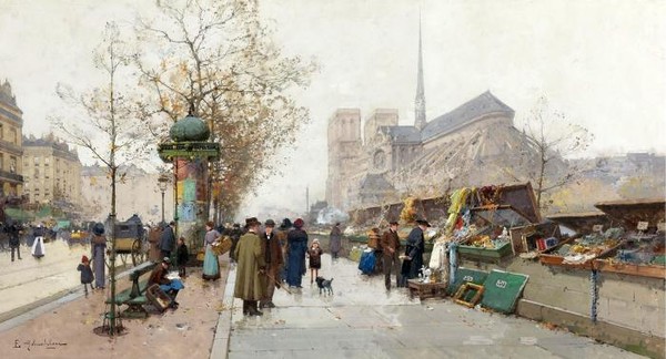 BOUQUINISTES ON LE QUAI DE TOURNELLE, PARIS