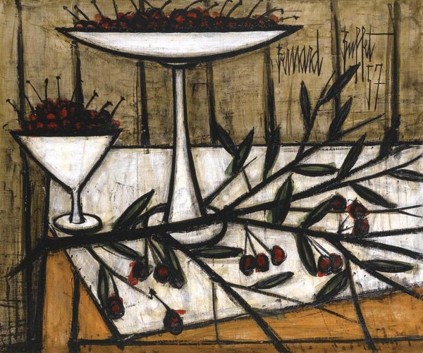 CERISES DANS UN COMPOTIER