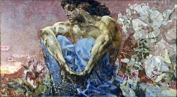 Демон сидящий