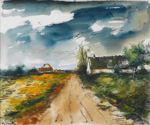 Деревенский пейзаж юга Франции