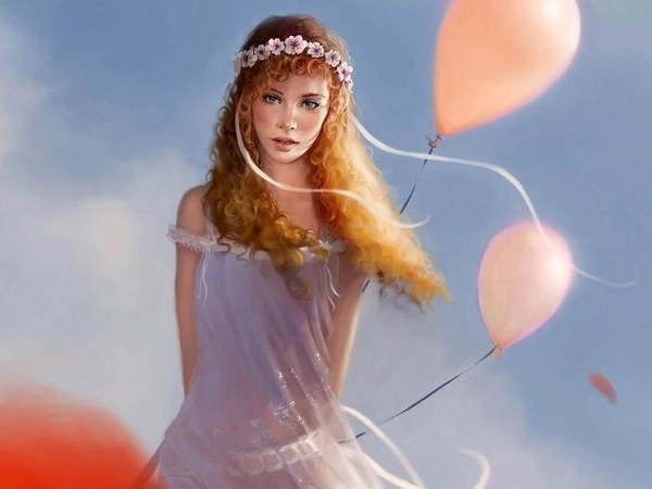 Девочка с шарами