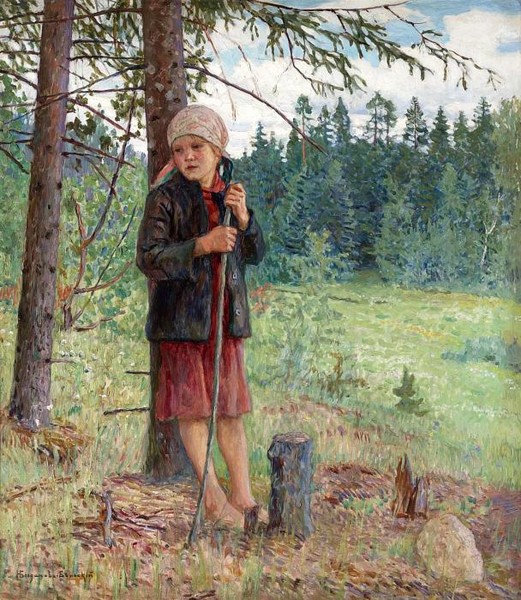 Девочка в лесу