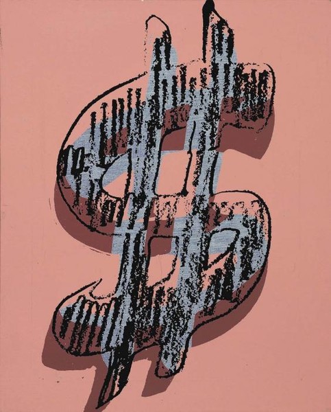 Dollar Sign грязно розовый цвет серый знак