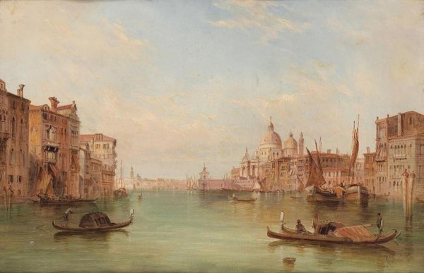 ECOLE ANGLAISE-LE GRAND CANAL VENISE