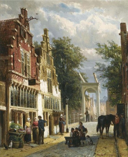 FIGURES IN THE STREETS OF ALKMAAR