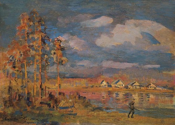 HUNTSMAN BY THE RIVER