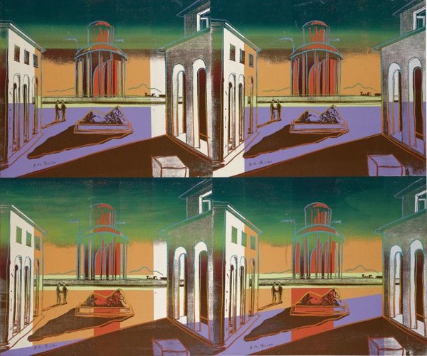 ITALIAN SQUARE WITH ARIADNE AFTER DE CHIRICO