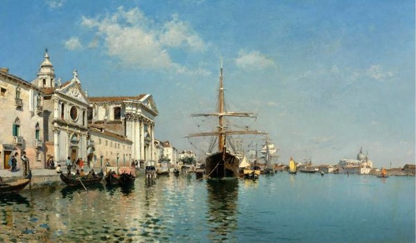 LA CHIESA GESUATI FROM THE CANALE DELLA GIUDECCA, VENICE