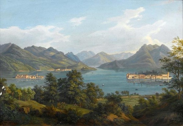 Lake Maggiore with the Borromean Islands