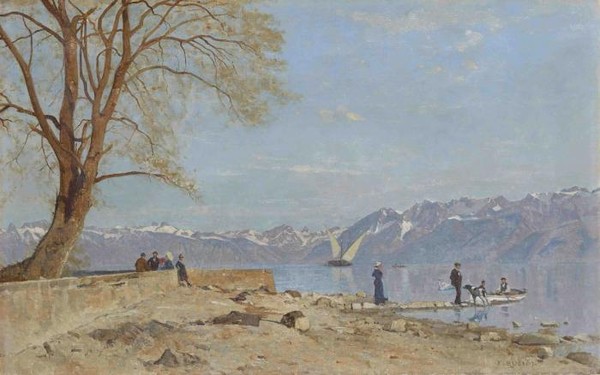 le grand lac vu du quai douchy