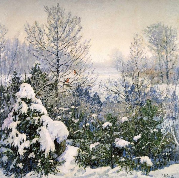 Морозное утро. 1957.