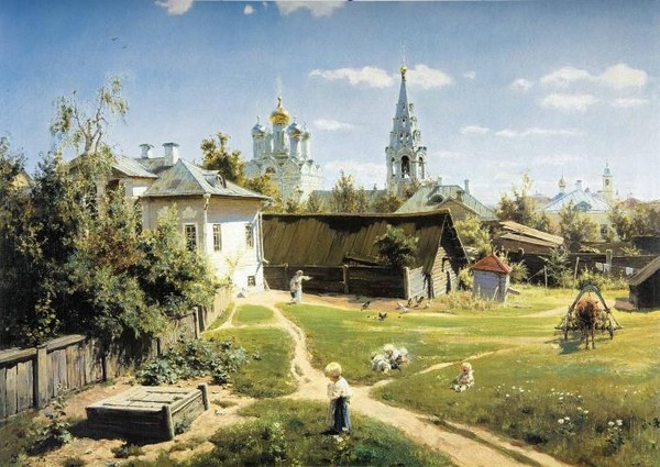 Московский дворик. 1878.