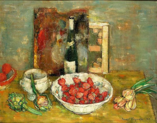 Натбрморт с клубникой