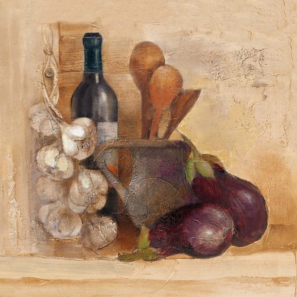 Натюрморт с чесноком