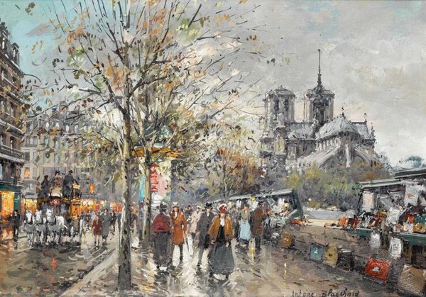 Notre Dame les bouquinistes Paris