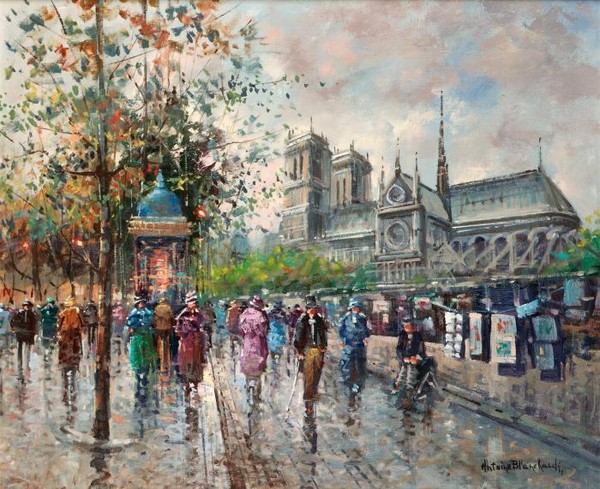 Outside Notre Dame Paris