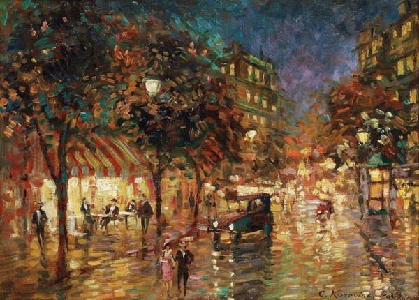 Paris street scene
