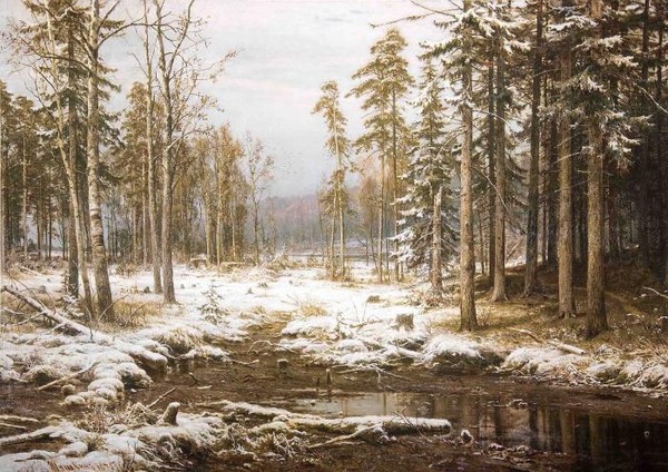 Первый снег.1875.