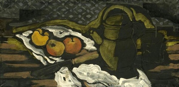 PICHET, VERRE, FRUITS