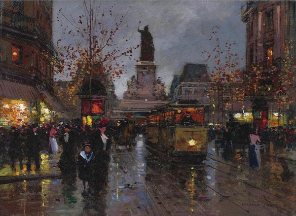 PLACE DE LA REPUBLIQUE AT TWILIGHT