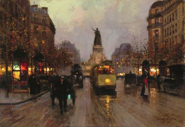 PLACE DE LA REPUBLIQUE PARIS EVENING