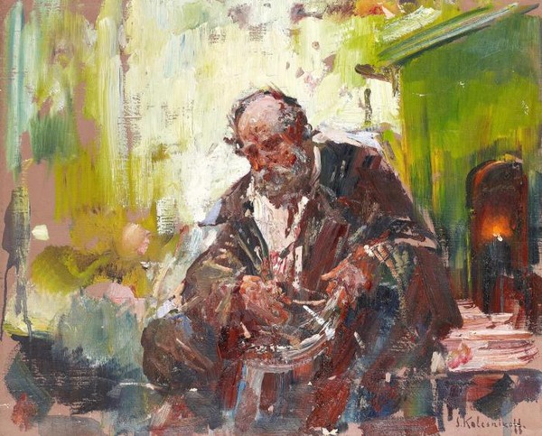 Portrait of an old man