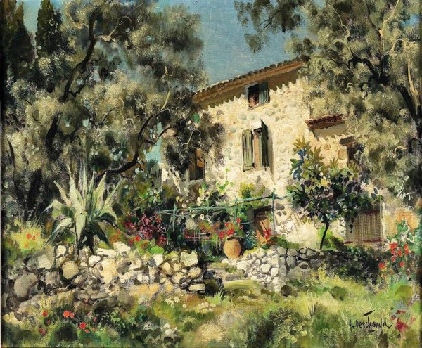 Провинция в горах Франции на юге