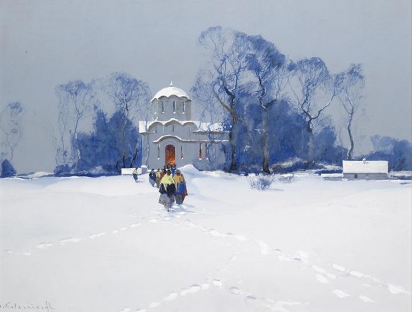 RETURNING FROM CHURCH