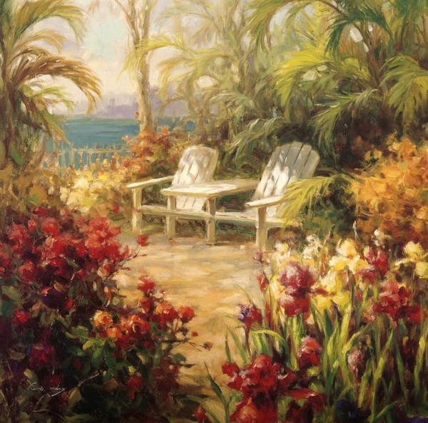 Seaside garden.