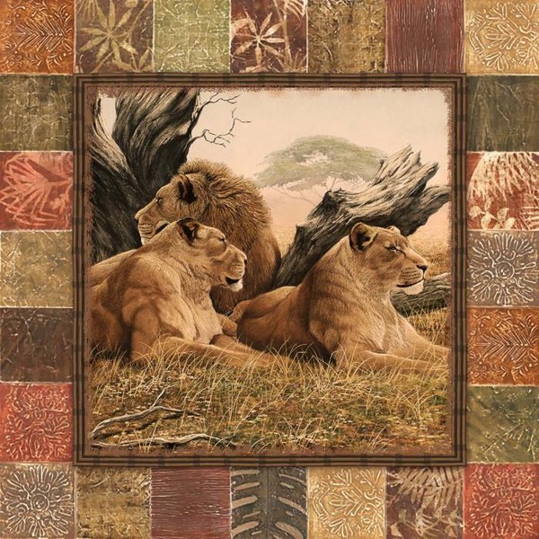 Семья львов, фрагмент