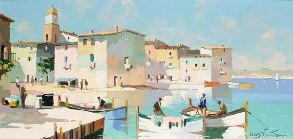 St Tropezsigned inscribed