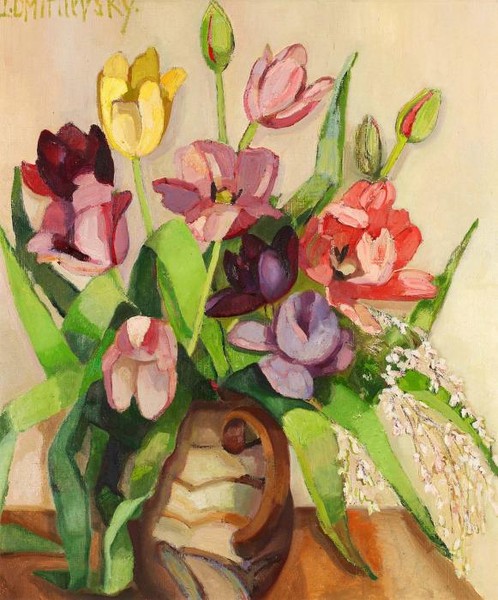 Still life with tulip