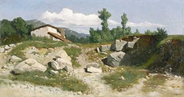 SUMMER LANDSCAPE IN THE MOUNTAINS