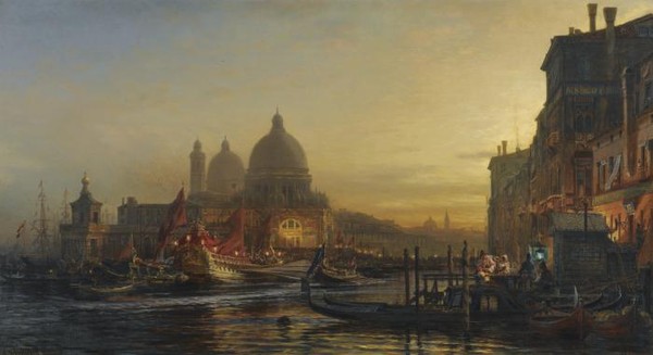THE EVE OF THE CELEBRATION, SANTA MARIA DELLA SALUTE, VENICE
