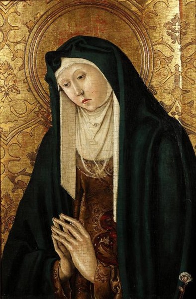 The Madonna with a small donor figure
