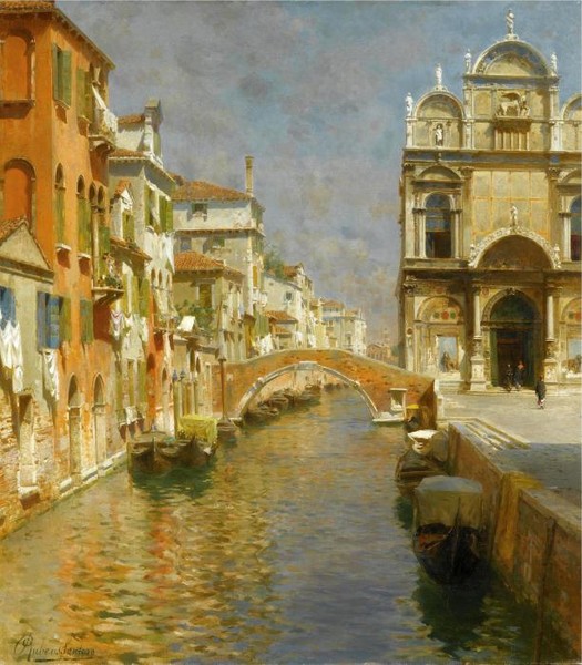 THE RIO DEI MENDICANTI AND THE SCUOLA GRANDE DI SAN MARCO, VENICE