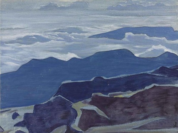 ТУМАН  ДО РАССВЕТА ИЗ СЕРИИ ХИМИЛАЯНА 1924