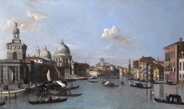 VENICE THE ENTRANCE TO THE GRAND