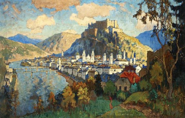 Вид на Зальцбург