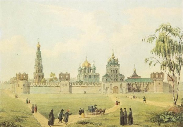 Вид Новодевичьего монастыря.