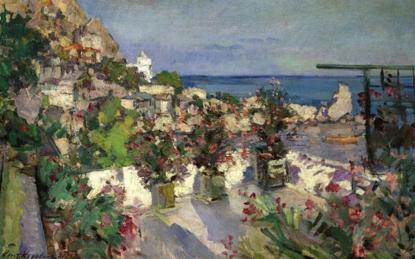 Вид с балкона в Гурзуфе