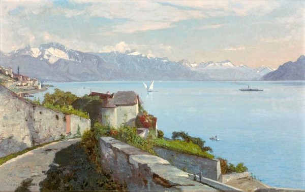 VIEW AT THE CASTLE OF GLEROLLES