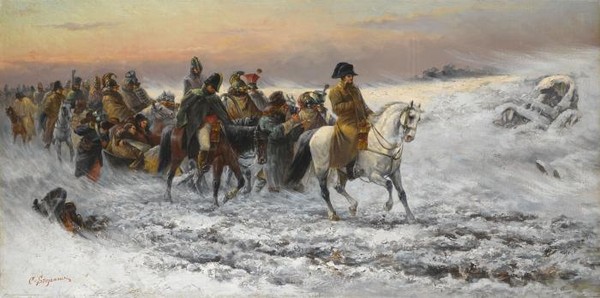 Возвращение Напалеона после  Бородинской битвы