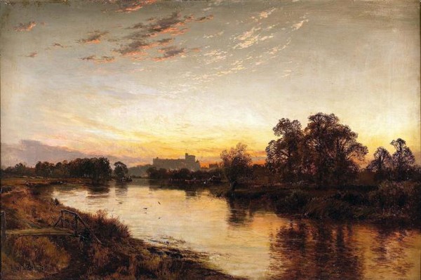 Windsor Castle from the tow path