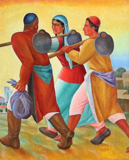 Собрание картин Остров сокровищ великого художника Нукуса добралась посетила Москву.